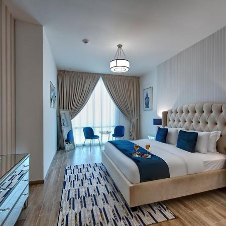 Durrani Homes - Lux 1Br At Al Habtoor Amna Tower Dubaj Kültér fotó