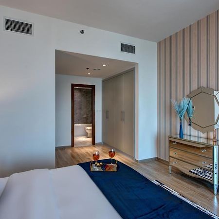 Durrani Homes - Lux 1Br At Al Habtoor Amna Tower Dubaj Kültér fotó