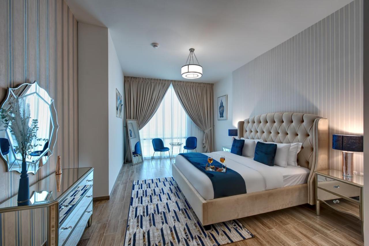 Durrani Homes - Lux 1Br At Al Habtoor Amna Tower Dubaj Kültér fotó
