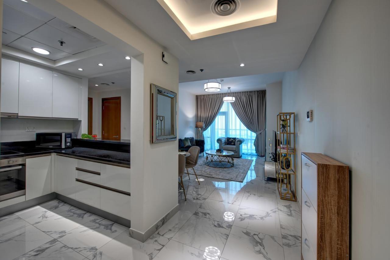 Durrani Homes - Lux 1Br At Al Habtoor Amna Tower Dubaj Kültér fotó