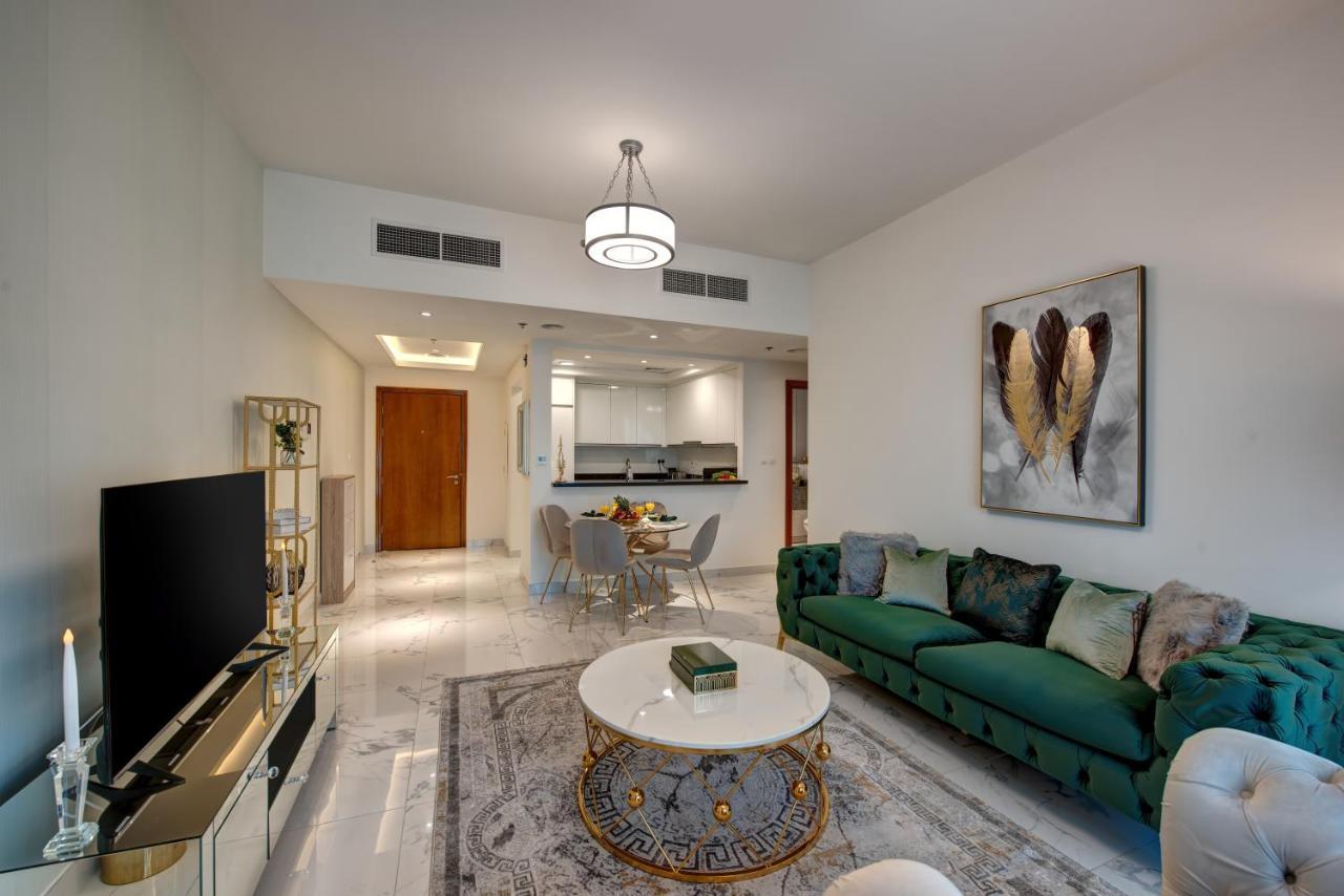 Durrani Homes - Lux 1Br At Al Habtoor Amna Tower Dubaj Kültér fotó