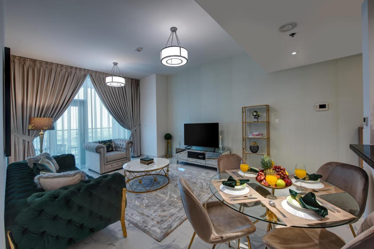 Durrani Homes - Lux 1Br At Al Habtoor Amna Tower Dubaj Kültér fotó