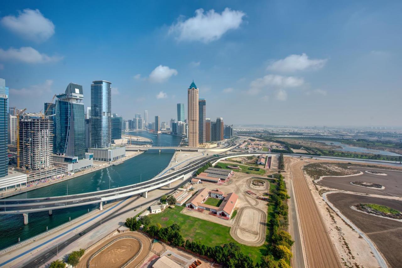 Durrani Homes - Lux 1Br At Al Habtoor Amna Tower Dubaj Kültér fotó