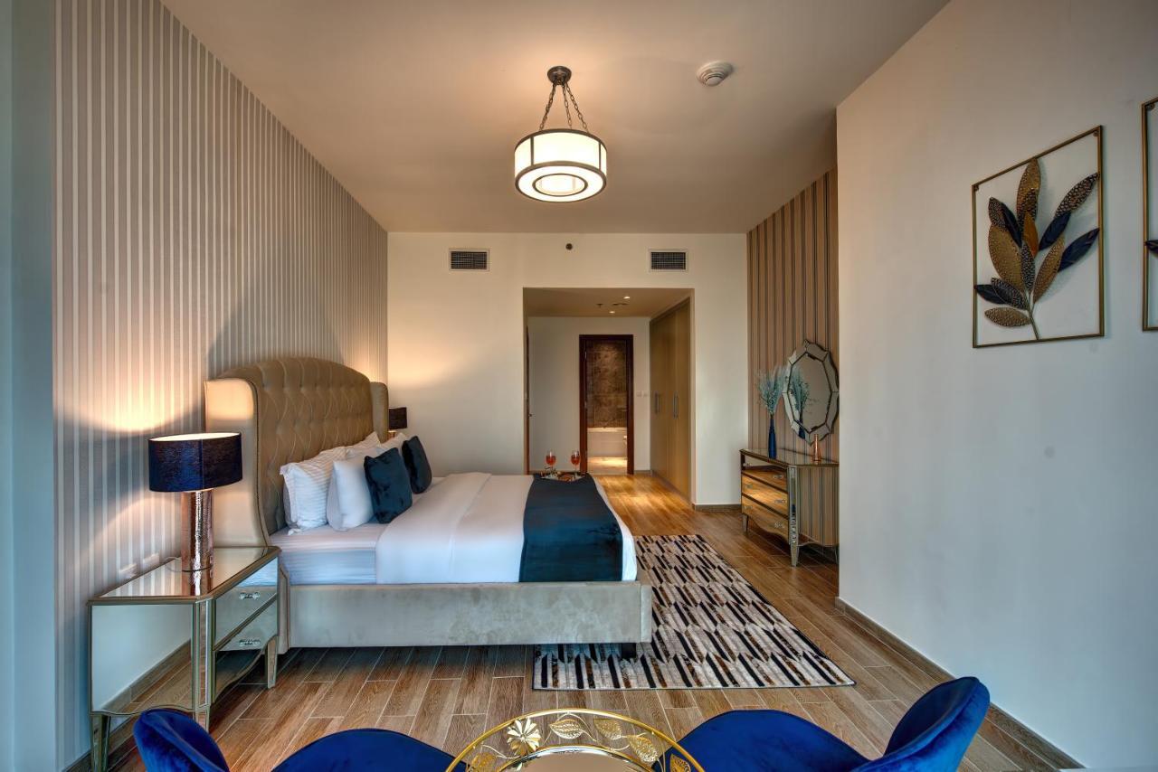 Durrani Homes - Lux 1Br At Al Habtoor Amna Tower Dubaj Kültér fotó